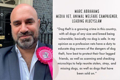 VetsGetScanning's tweet photo. @SAMPAuk_ @5_News @clarebalding @marcthevet @PetTheftUK @APDAWG1 @Dr_Dan_1 @DogLostUK @pettheftaware @MissingPetsGB @HunnyJax @millypod1 @WaterhousePat Looking forward to the next episode of #LostDogsLive Tuesday, 25 July, @marcthevet has been a supporter to get microchips working the way they should &amp; were intended for years.  Thank you for all you do to protect our pets Marc 🐾 #MakeChipsCount #FernsLaw #PetTheftReform https://t.co/gUKKm2UfQC