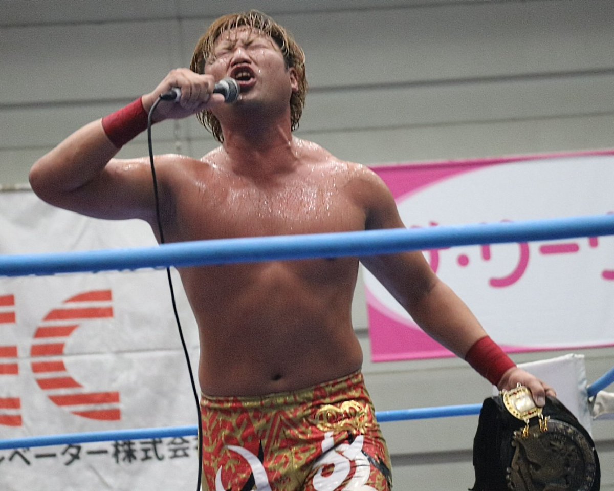 uEHpRMWlfgYtKh3's tweet image. #atpw #宮原健斗大阪祭り 
2023.7.23エディオンアリーナ
大阪・・最高🎤✨
やっぱ最高〆はいいゎ！
毎回やなくても定期的に聞かせてください😊