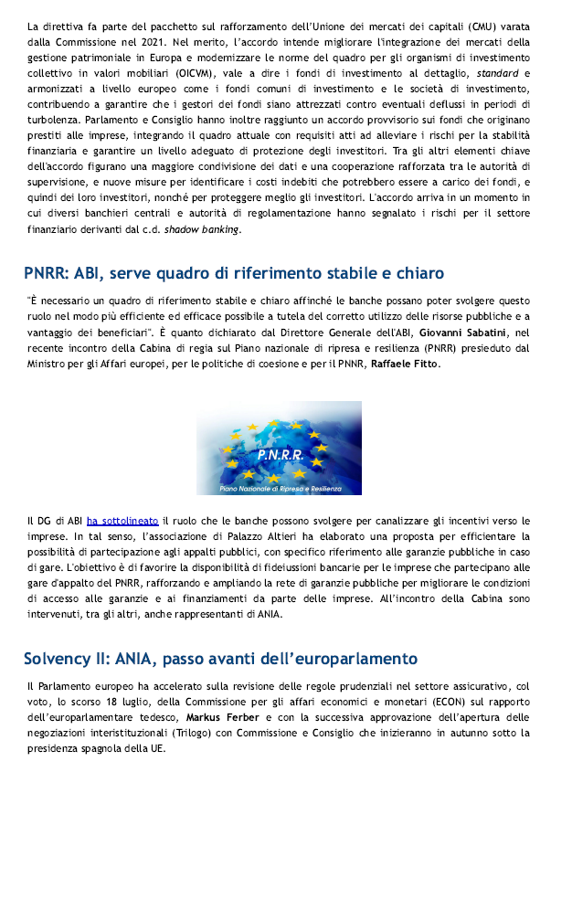 FeBAF's tweet photo. Lettera F 24/2023:
#AIFMD; 
#PNRR;
#SolvencyII;
Sistema sanitario Nazionale.
In brief: #VentureCapital

📩https://t.co/s4opOnpL0Q

@gfrizzuti @FarrisEmanuela @GiovannaMarando 
@As_Aifi #GEFIA #ABI @aniaufficiale @senato https://t.co/J6OU30rIKg
