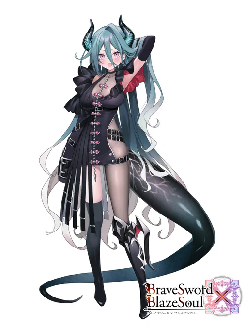 また、同じくブレイブソード×ブレイズソウル()にて、 11章ストーリーに登場する幻想殺しゼタさんを描かせていただきました。生放送でもちらっと出た子です。是非読んでね〜〜! #ブレxブレ