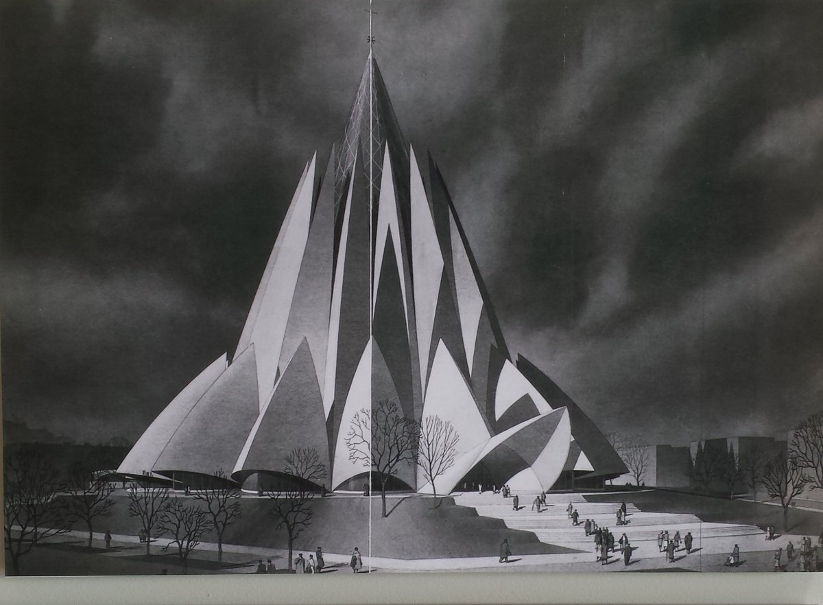 #BrutalMonday 
C. H. R. Bailey’s ode to the Space Age, a proposal for the architectural competition to choose a design for Liverpool Metropolitan Cathedral, 1960 thedoublenegative.co.uk/2017/10/anxiet…

#ClassicsXX
🎶 Choral Works · Imogen Holst  open.spotify.com/album/0U5gqEdm…

#Liverpool #Unbuilt