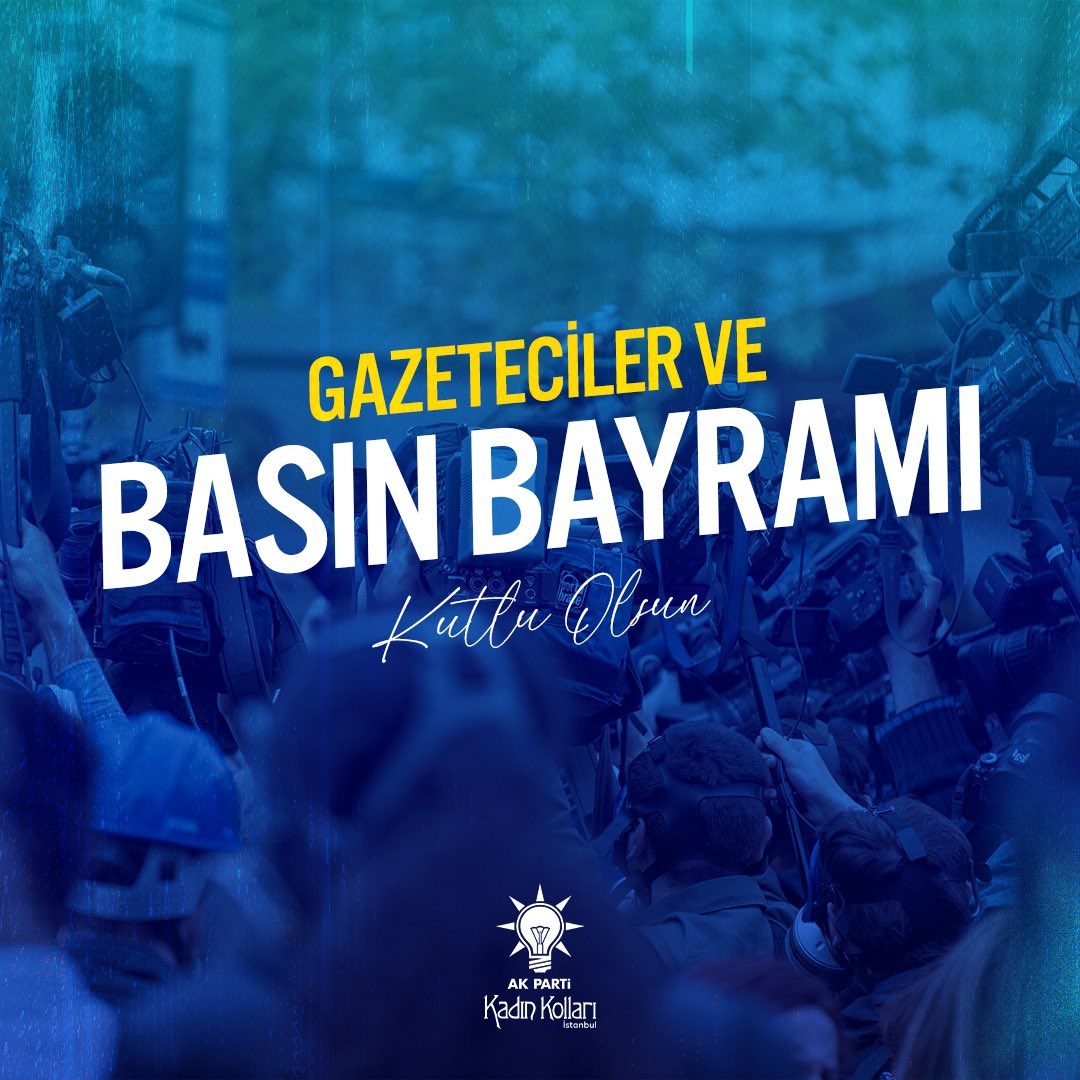 Doğru, ilkeli ve tarafsız habercilik anlayışıyla, görevlerini büyük bir fedakârlıkla ve özveriyle gerçekleştiren değerli basın emekçilerimizin 24 Temmuz #GazetecilerveBasınBayramı kutlu olsun.