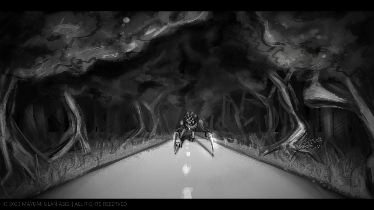 Omg trees, a road, an alien :0

#art #drawing #illustration #rkgk #sketch #backgroundart #grayscale #characterdesign #characterart #originalcharacter #artwork #artph #artistontwitter #digitalart #digitaladrawing #bgart