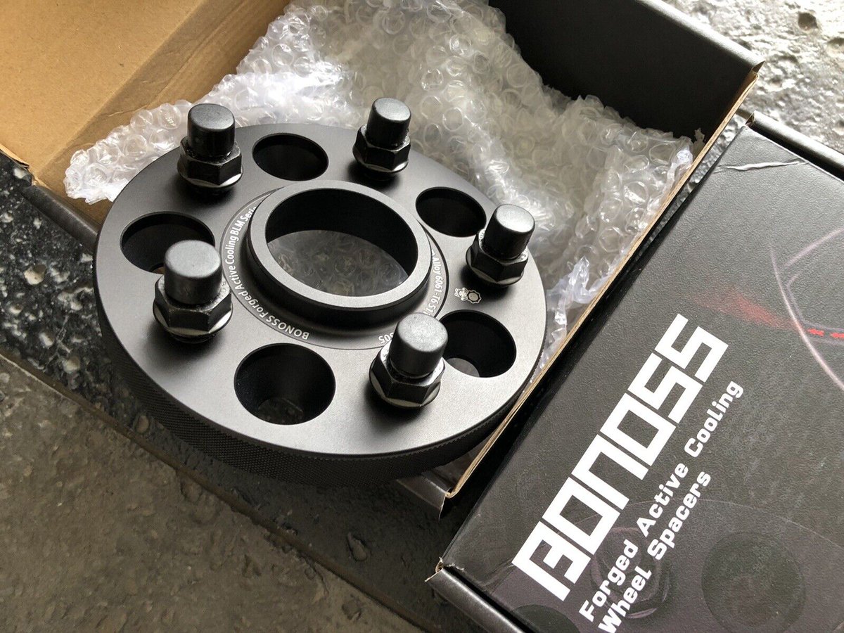 bonoss_wall's tweet image. #teslamodely #teslamodelyperformance #teslay #bonoss 20mm Active Cooling Wheel Spacers front and rear