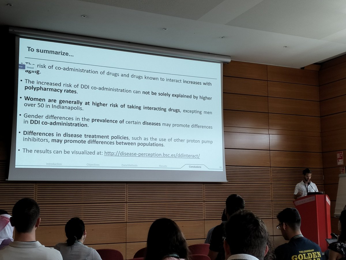 Drug co-administration risks elucidated from EHR of three different countries. Cool Talk from @jonsv89, quite impressive work!.