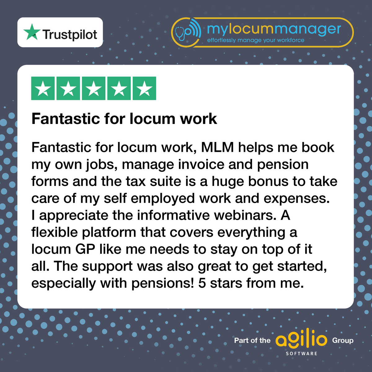 My Locum Manager tweet media
