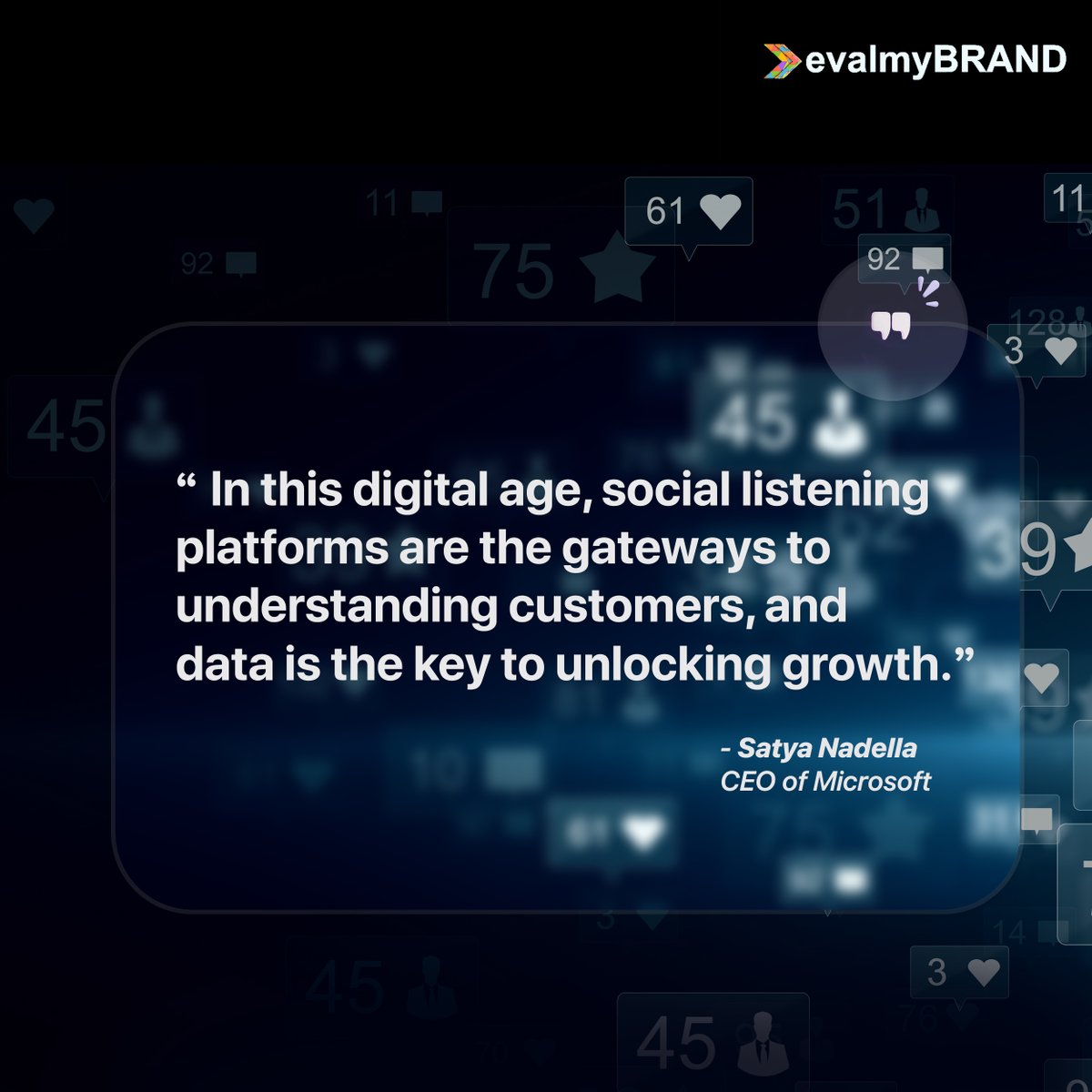 Don't miss this opportunity to level up your brand in the digital realm.

Take a demo now (evalmybrand.com/getstarted) and embark on a journey of unparalleled customer insights and strategic success.

Follow @evalmybrand

#SocialListening #SocialMediaListening #CustomerSuccess