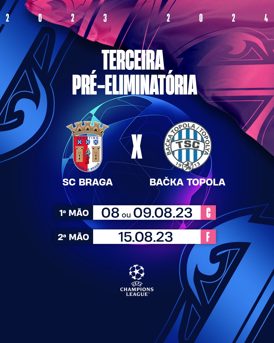 Braga vs TSC Backa Topola Live Stream & Tips - Braga to Win with