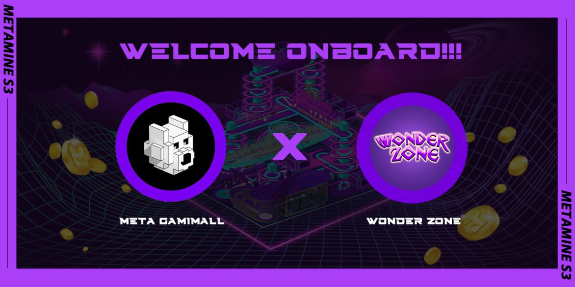 🔥 Welcome @WonderZoneGames onboard MetaMine Season 3! ⛏️OG of the OGs in @decentraland, they onboarded so many users and inspired a lot of creators in DCL. And their wearable usually have a high value!