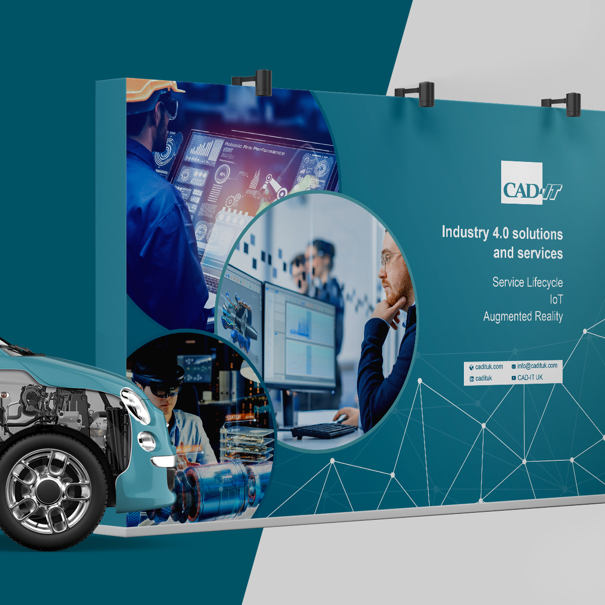Rev up your brand with our latest design projects for CAD-IT, a Service Lifecycle Management company! From an eye-catching car wrap design to show-stopping exhibition stands, we're proud to showcase our partnership with this innovative company 🚙

tocacreative.com