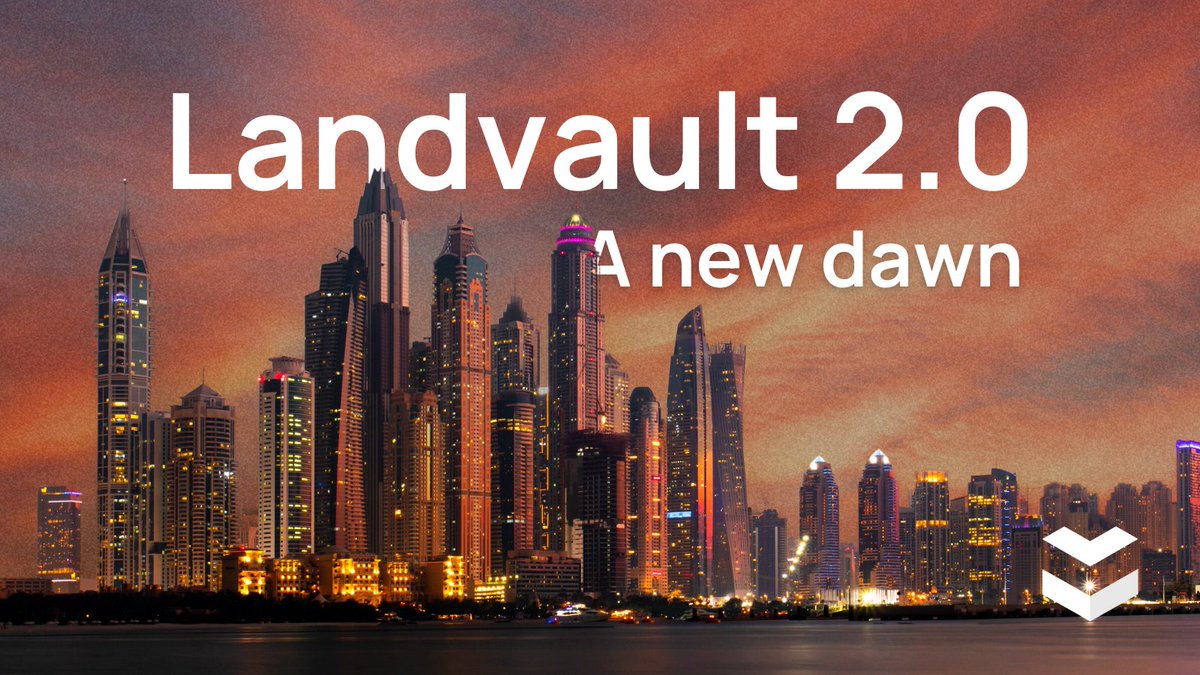 It's a new dawn for Landvault.

Today, we announce a major brand overhaul and some new products.

Read the announcement from our CEO <a href="/SamHuber/">Sam Huber</a>: landvault.io/blog/landvault…