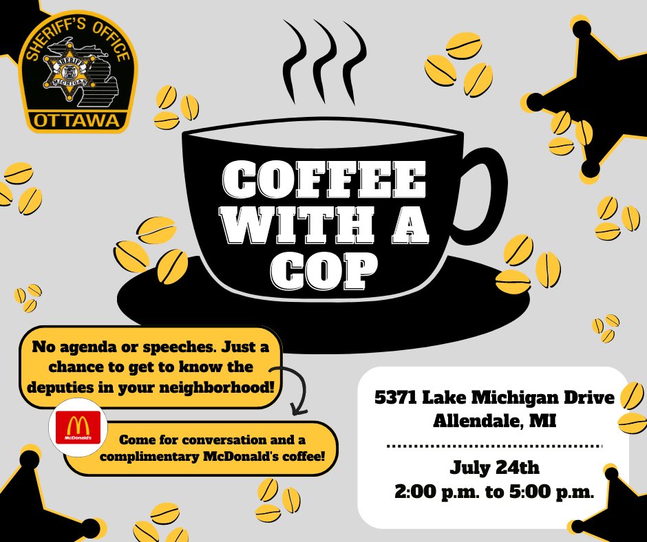Happening TODAY! Come out and enjoy some coffee with us!