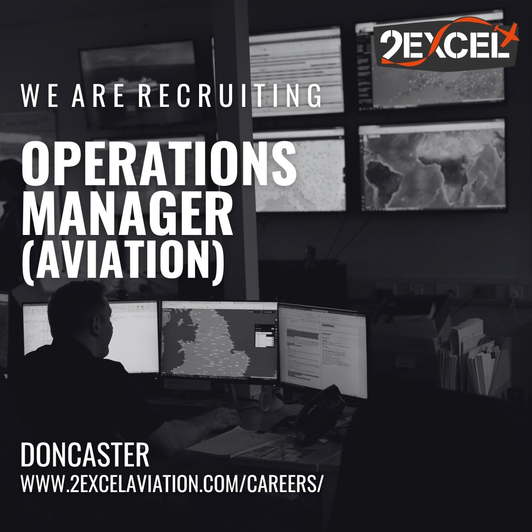 An internal promotion means we are now looking to recruit a full time Operations Manager (Aviation) to join our experienced and friendly team based in Doncaster.

Find out more about the role and how to apply, here: ow.ly/aZOn50Pjkaa

#operationsmanager #operationsjobs