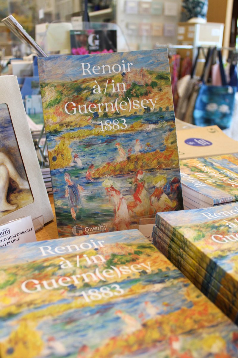 #Nouveauté | « À Guernesey je fis quelques tableaux de plages. Quel agréable pays (…) ». Découvrez l'histoire du séjour de Pierre-Auguste Renoir à Guernesey avec le catalogue de l'#ExpoRenoirGuernesey ! Tarif : 18 € En vente sur place et en ligne ⤵️ mdig.fr/boutique/catal…