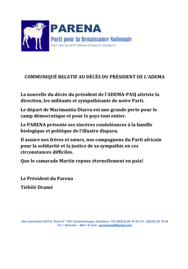 Tiébilé Dramé (@t_drame) on Twitter photo 