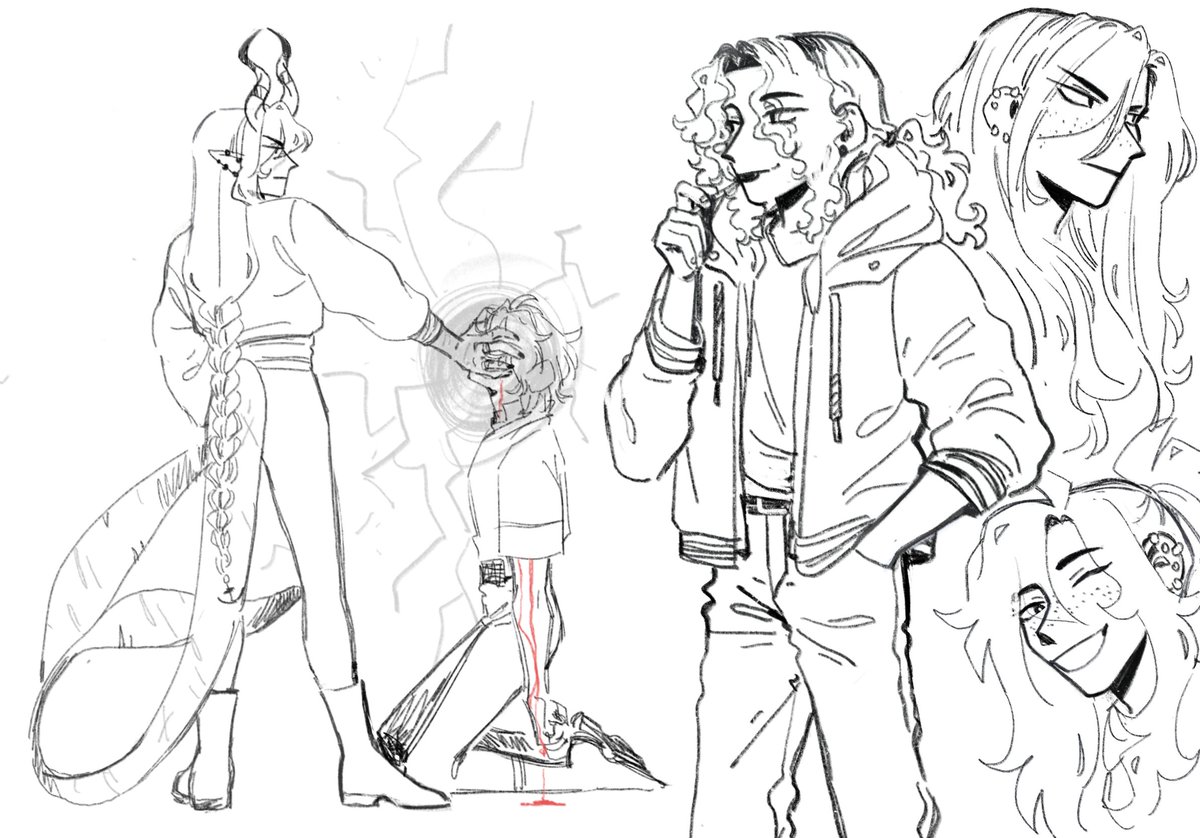 aaand sketchdump part 2. i been on a roll the last couple days