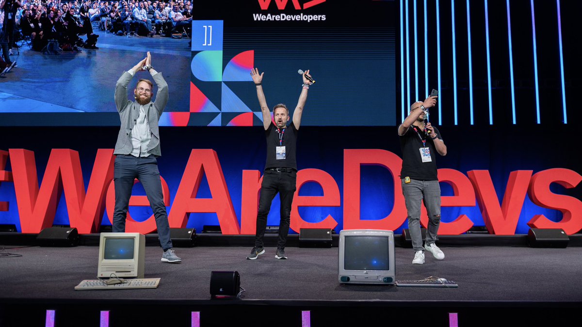 Really looking forward to hosting the main stage of Europe’s biggest developer event again: WeAreDevelopers World Congress!

Featuring @timberners_lee @mhevery @JonasAndrulis @dps @br @ddprrt @FrancescoCiull4 @martinwezowski @anutthara @totipu @spolsky and many more! #wearedevs
