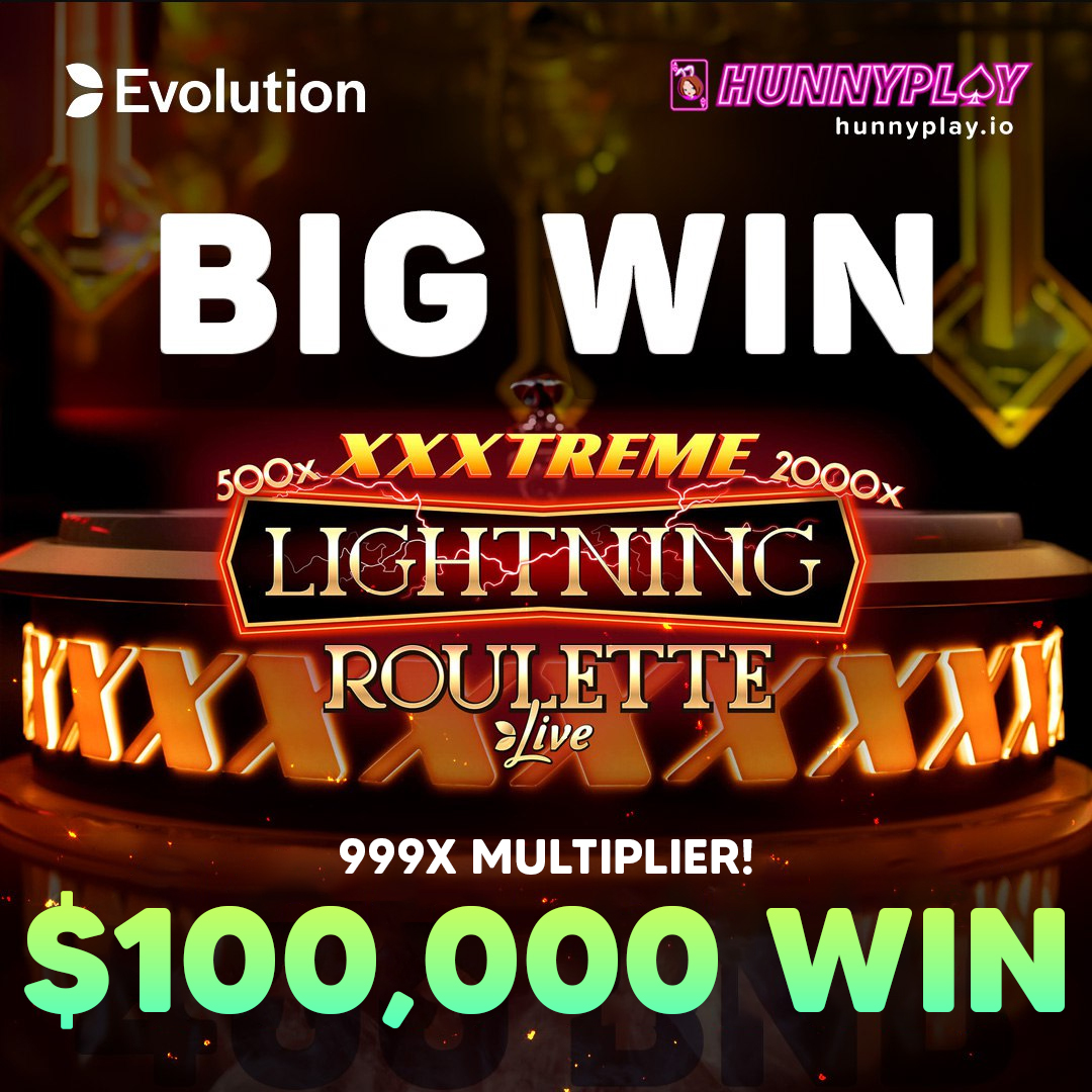 HunnyPlay on Twitter "🥳Our latest big winner in XXXtreme Lightning