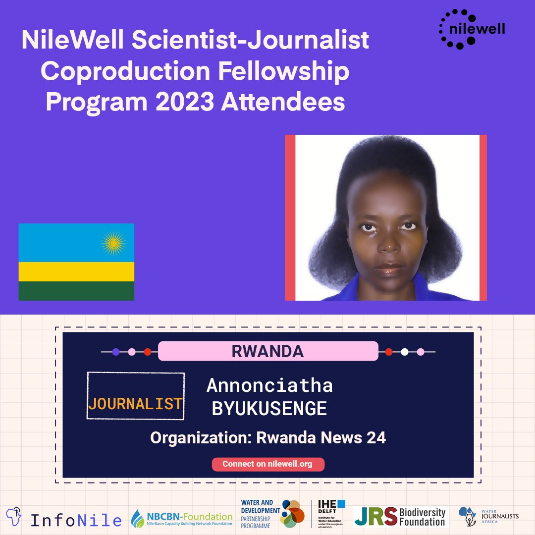 AnnonciataB's tweet photo. #Journalists and #EnvironmentalResearchers in the #NileBasin are connecting through the #NileWellFellowahip2023.
The purpose is to improve the collaboration and help each other in order to rise voice of environmental issues in the Nile Basin #storytelling @JRSBiodiversity https://t.co/qgFAbEsLa8
