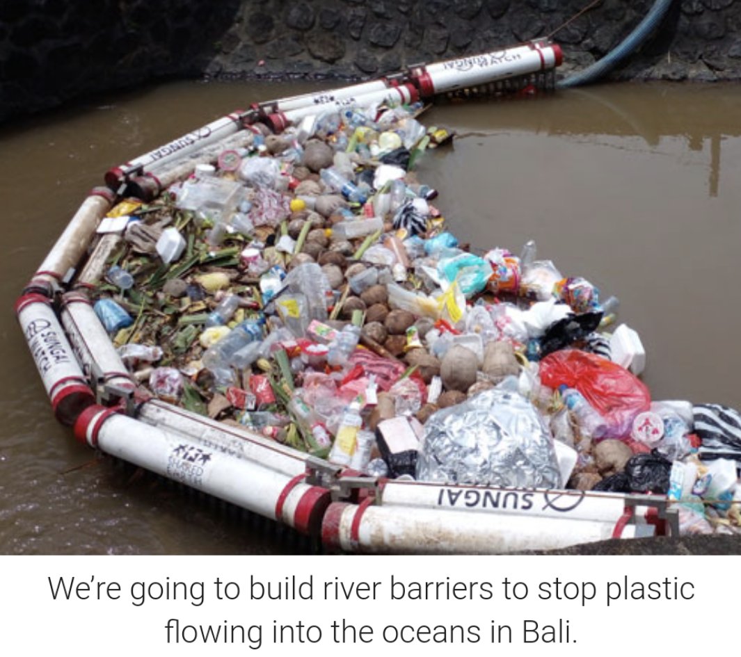 SharedEarthWS's tweet image. Our river barrier in Bali doing its thing. So far our little barrier has stopped 6335kg of waste from entering our oceans in just under a year &amp;amp; a half. The full 180 barriers have stopped 2mil kgs. When we talk about protecting the environment, these are the projects we support🌎