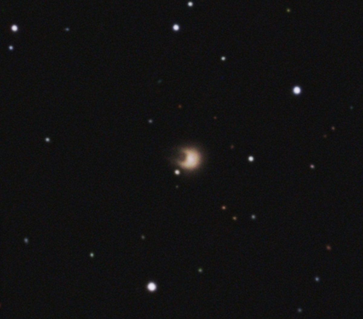 RawheaD's tweet image. アウトバースト中の周期彗星12P/Pons-Brooks、取りあえず記録用に撮影しておいたぜ。アップで観るとU字型の釘というかフェンスステープルに似た形状

#comet #PonsBrooks #outburst