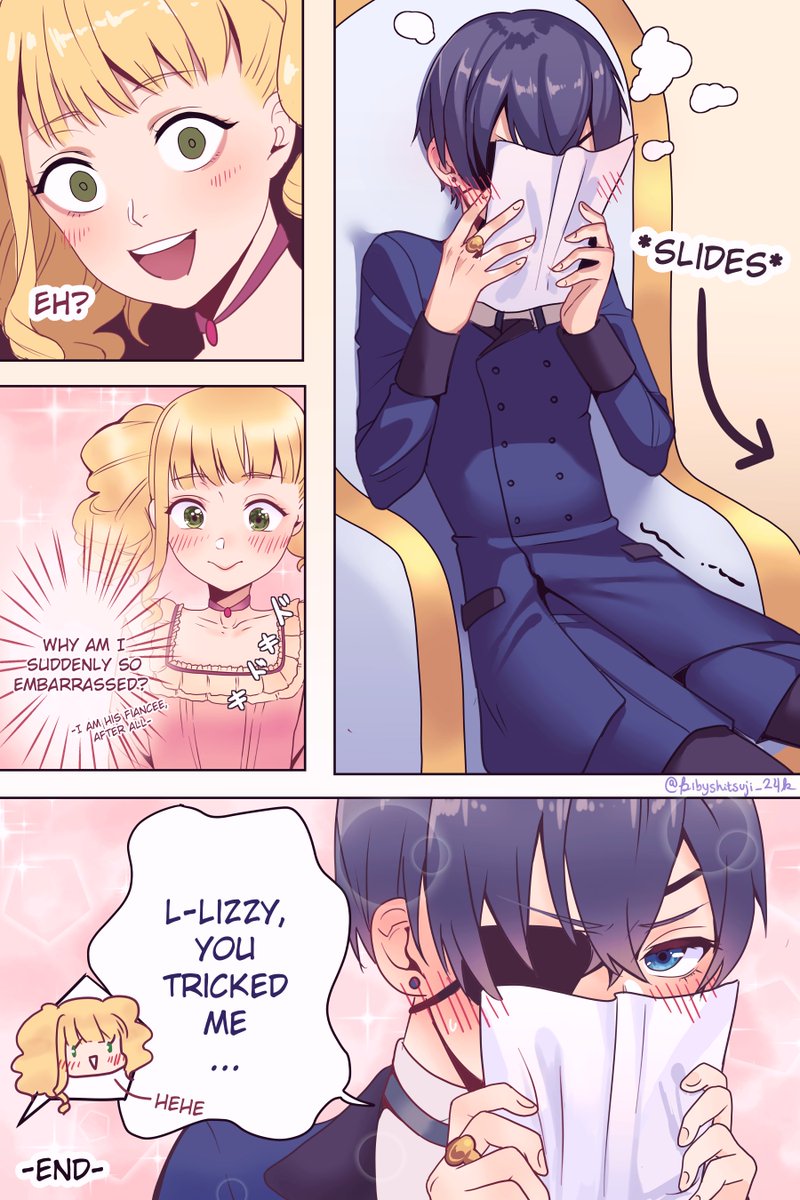 Too concentrated (3/3) -end- o!Ciel x Lizzy mini-comic #黒執事