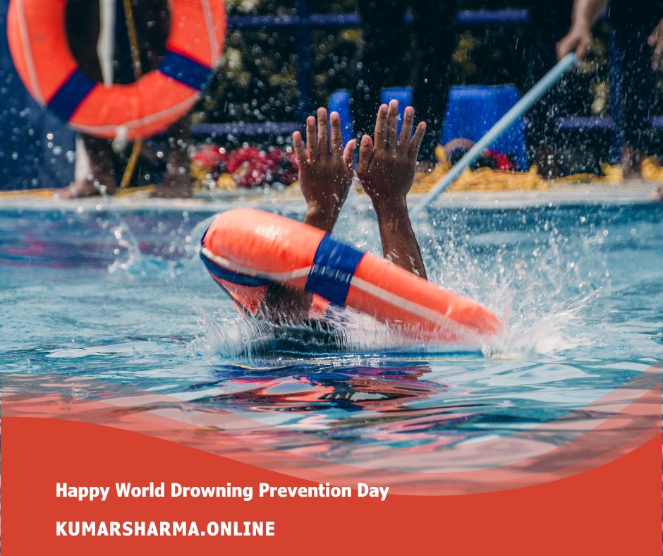 Happy World Drowning Prevention Day !!

#KumarSharmaOnline #worlddrowningpreventionday #drowningprevention #watersafety #respectthewater #wdpd #watersafetytips #swimming #learntoswim #staysafe #drowningawareness