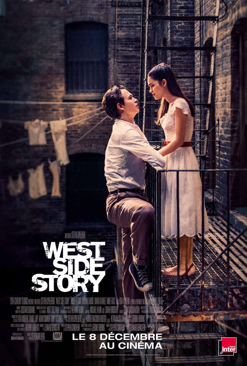 .@FredOL69007 .@tbarnaud #WatchingClassicsChallenge2023   Juillet (New York) avec #WestSideStory de Steven Spielberg (2022) avec Rachel Zegler Ansel Elgort Ariana DeBose Rita Moreno David Alvarez Mike Faist Corey Stoll Brian d'Arcy James Curtis Cook Ben Cook https://t.co/TwpkClFP13