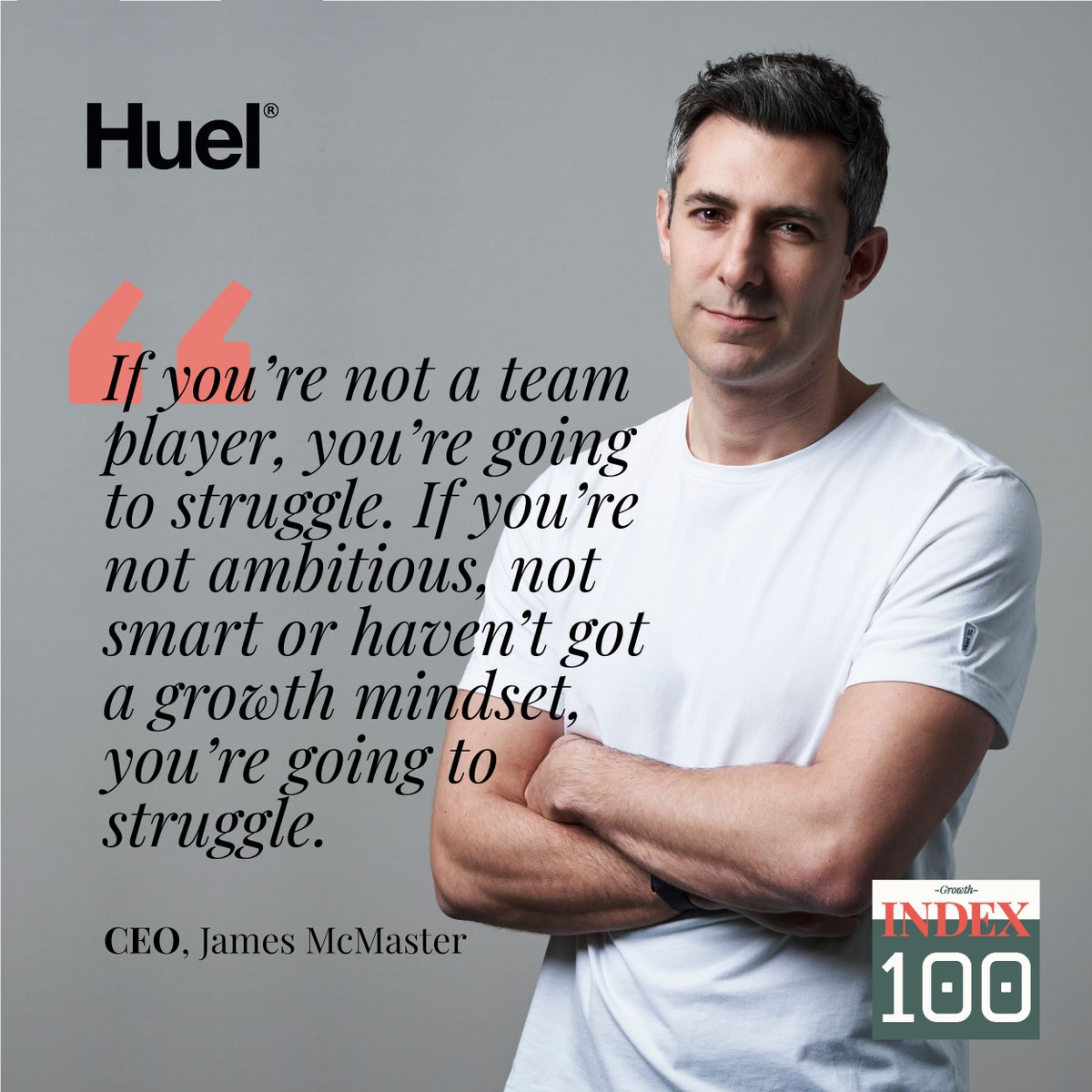 Couldn't agree more James McMaster @huel. #GrowthIndex #Retail25