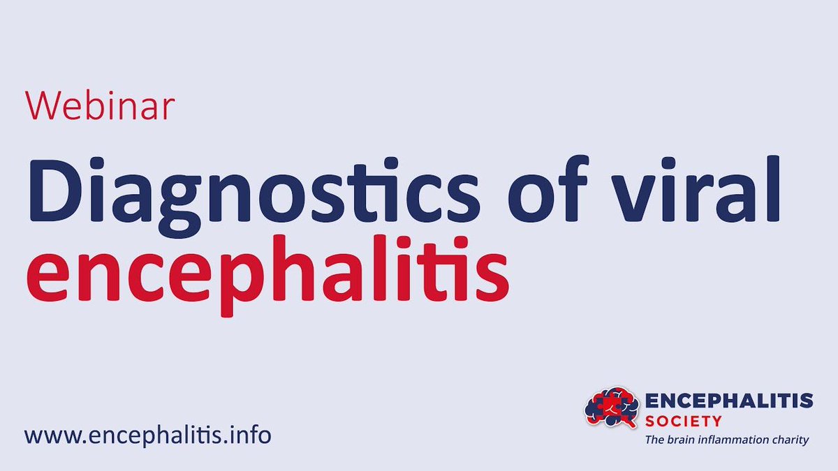 📺 This webinar from <a href="/BenedictNeuro/">Professor Benedict D Michael MBChB, FRCP, PhD</a> is aimed at medical professionals involved in the acute management of patients with viral encephalitis.

It covers:

🔴 Initial management of patients
🔴 challenges of diagnostics
🔴 Update on diagnosis guidelines

👉 bit.ly/400DlGF