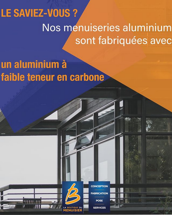 AML25360's tweet photo. Le saviez-vous ? 🤔

L' #Aluminium utilisé dans la fabrication de nos #menuiseries est à faible teneur en #carbone fabriqué par l'utilisation d'énergies #hydroélectrique, une #énergierenouvelable. 

Le ➕ : Notre fournisseur d'Aluminium se situe en #France ! https://t.co/S4QBzkK41G