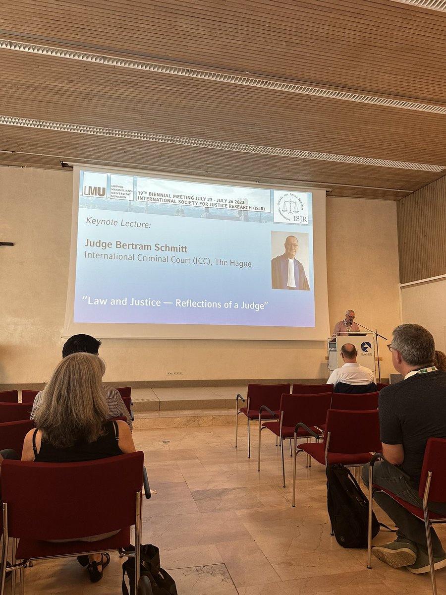 The conference of the International Society for Justice Research starts in Munich — look forward to the keynotes and to my talk in a couple of days.