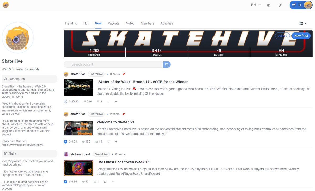 Skatehive 3.0 tweet media