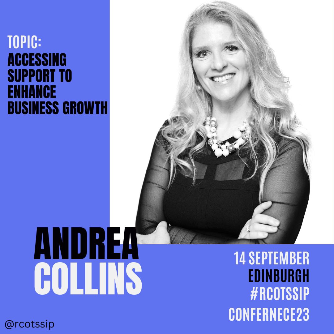 📷 Exciting Announcement! 📷 Join us in welcoming Andrea, an esteemed scale-up advisor and global trade specialist, as one of our conference speakers! #RCOTSSIPCONFERENCE23 #OT #OccupationalTherapy #OccupationalTherapist #Conference #CPD #Edinburgh #BusinessGrowth