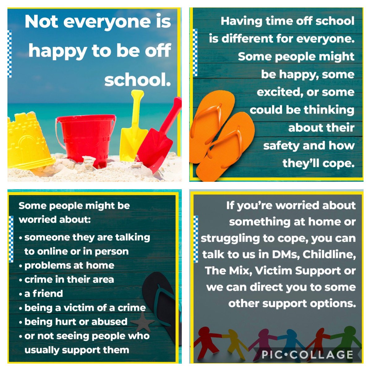 PCSO Debbie Hollinson (@pcso30747) on Twitter photo Many schools have finished or finish this week for the summer. This is worth sharing if you work with or have young followers. Taken from yourpolice.uk on Instagram. A resource aimed at teens. <a href="/CharlesCrossLPP/">Charles Cross Police Team</a> <a href="/DC_Police/">Devon & Cornwall Police</a> <a href="/NSPCC/">NSPCC</a> <a href="/PAPYRUS_Charity/">PAPYRUS</a> <a href="/YoungMindsUK/">YoungMinds</a> <a href="/samaritans/">Samaritans</a> Many schools have finished or finish this week for the summer. This is worth sharing if you work with or have young followers. Taken from yourpolice.uk on Instagram. A resource aimed at teens. <a href="/CharlesCrossLPP/">Charles Cross Police Team</a> <a href="/DC_Police/">Devon & Cornwall Police</a> <a href="/NSPCC/">NSPCC</a> <a href="/PAPYRUS_Charity/">PAPYRUS</a> <a href="/YoungMindsUK/">YoungMinds</a> <a href="/samaritans/">Samaritans</a>