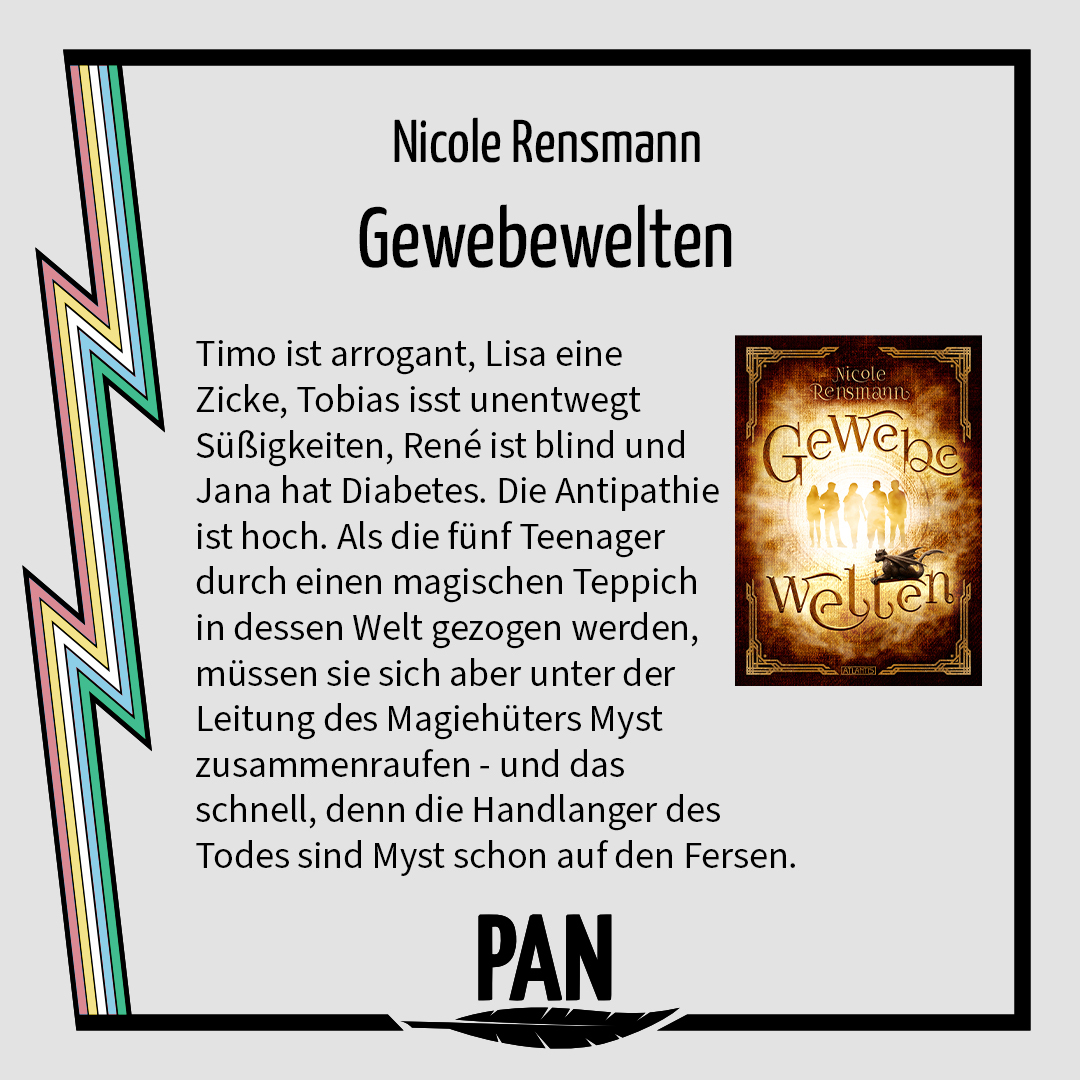 Bei unserem  Themenmonat im Juli stellen wir euch passend zum Disability Pride Month  Romane vor, in denen Figuren mit Behinderungen eine zentrale Rolle  spielen. Unsere heutigen Tipps kommen von Kay Noa und <a href="/NicoleRensmann/">Nicole Rensmann</a>. Viel Spaß beim Stöbern! -eb