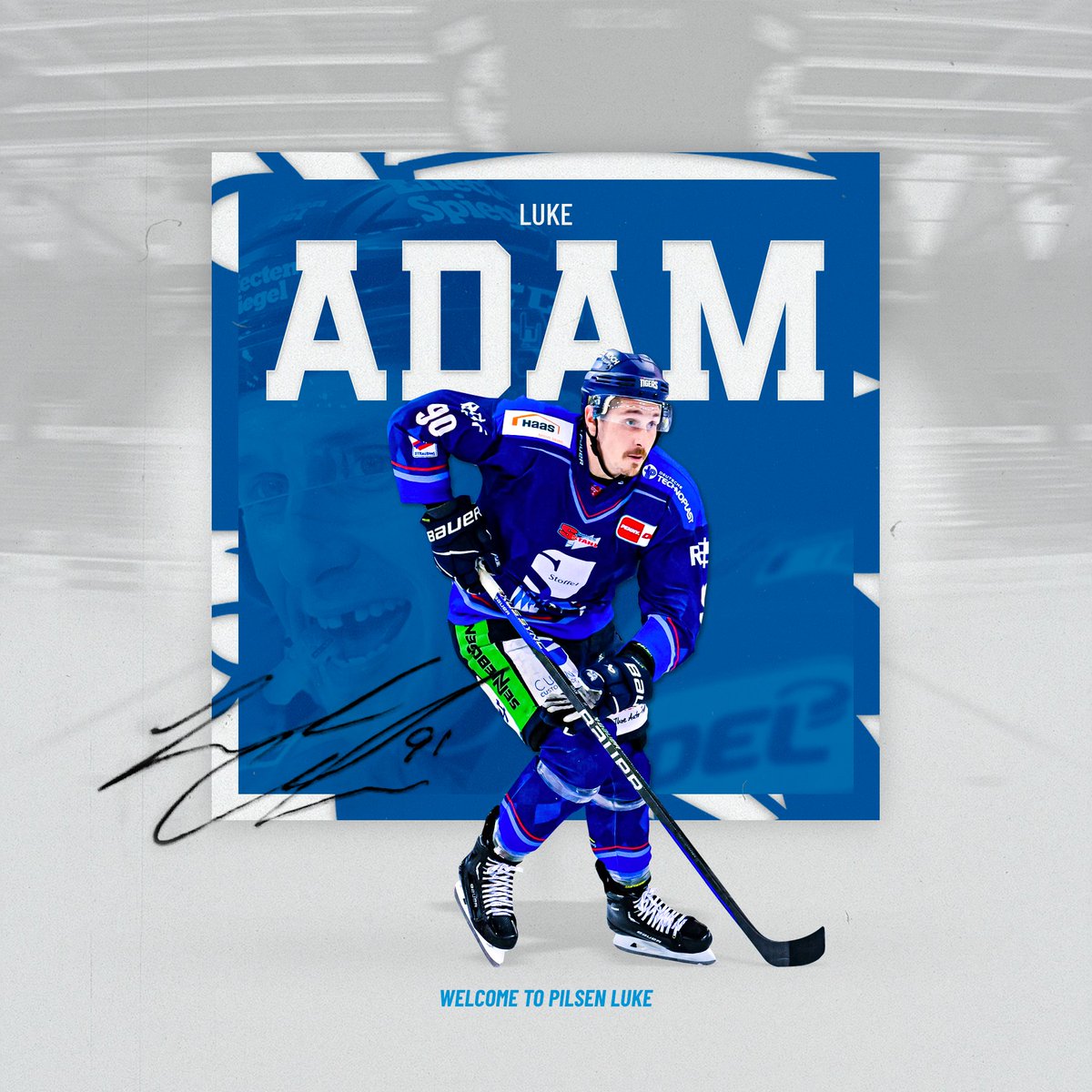 ✍️ | Důležitý a dlouho očekávaný podpis je tady! Do naší organizace přichází kanadský útočník LUKE ADAM!
Tisková zpráva 👉 hcplzen.cz/article/16555