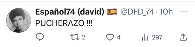 La tarde de un facha. 
A very sad story.
😂