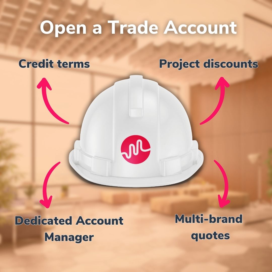 muffleacoustics's tweet photo. Have you thought about a trade account with Muffle?

We can offer individual pricing, a wide range of products and credit terms that help you manage your cash flow.

#acoustics #acousticsbusiness #tradeaccount #trade #wallpanels #ecommerce #acousticsolutions https://t.co/lnXuH6UZRe