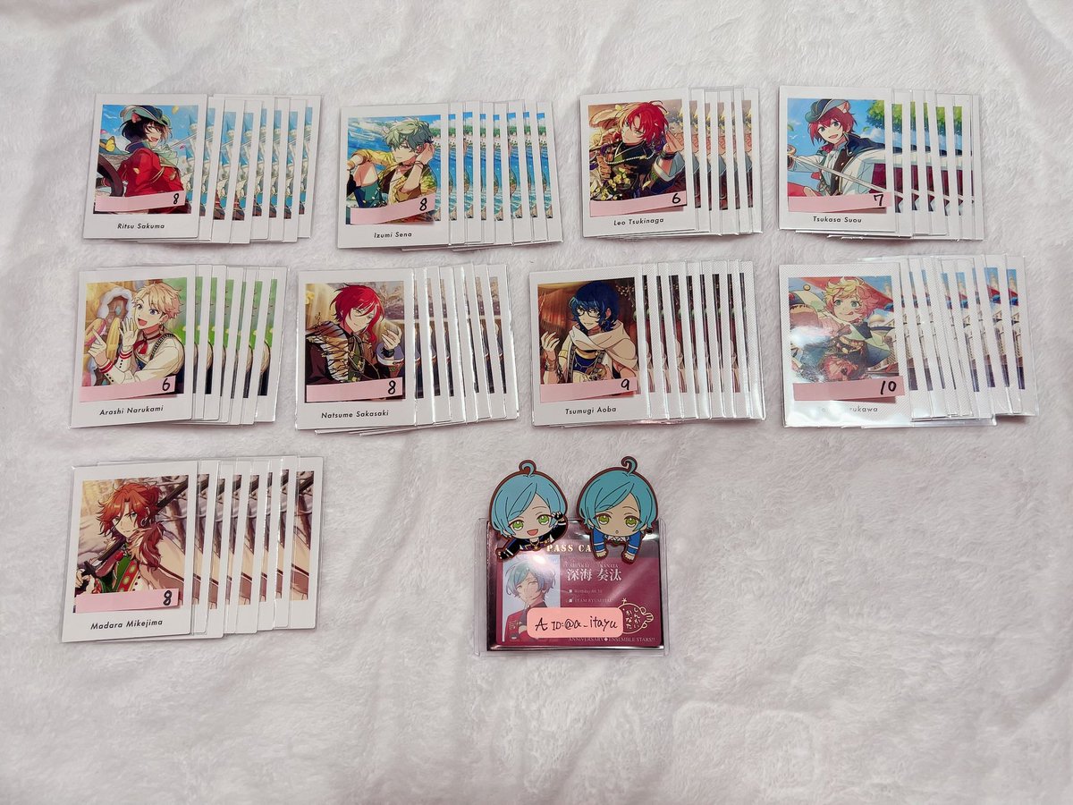 ꒰ 交換 ꒱あんスタ P.A.shots!! ぱしゃっつ vol.3 Action 

꒰ 求 ꒱同種深海奏汰、7周年奏汰

꒰ 譲 ꒱画像のキャラ

✧1点からでも🙆🏻‍♀️