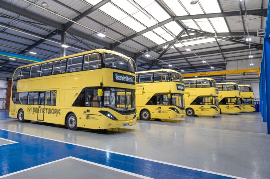 andyburnham's tweet photo. Two months today, buses in GM start to go back under public control and the cost of combined bus and tram travel will be cut by 20%.

24 September should signal the beginning of a public transport revolution across not just GM but the whole of England.

#BeeNetwork https://t.co/ughewT91N4