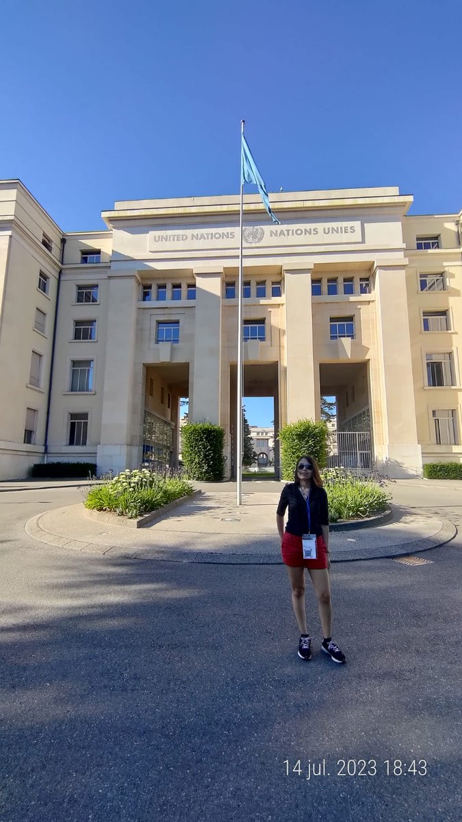 A week ago I had an amazing experience at the @PeruSinapsis, carried out the the United Nations of Geneva. I attended on behalf of the Peruvian Society of Bioinformatics @Bioinfo_Peru to present the achievements of the last 5 years (more pics on the thread)