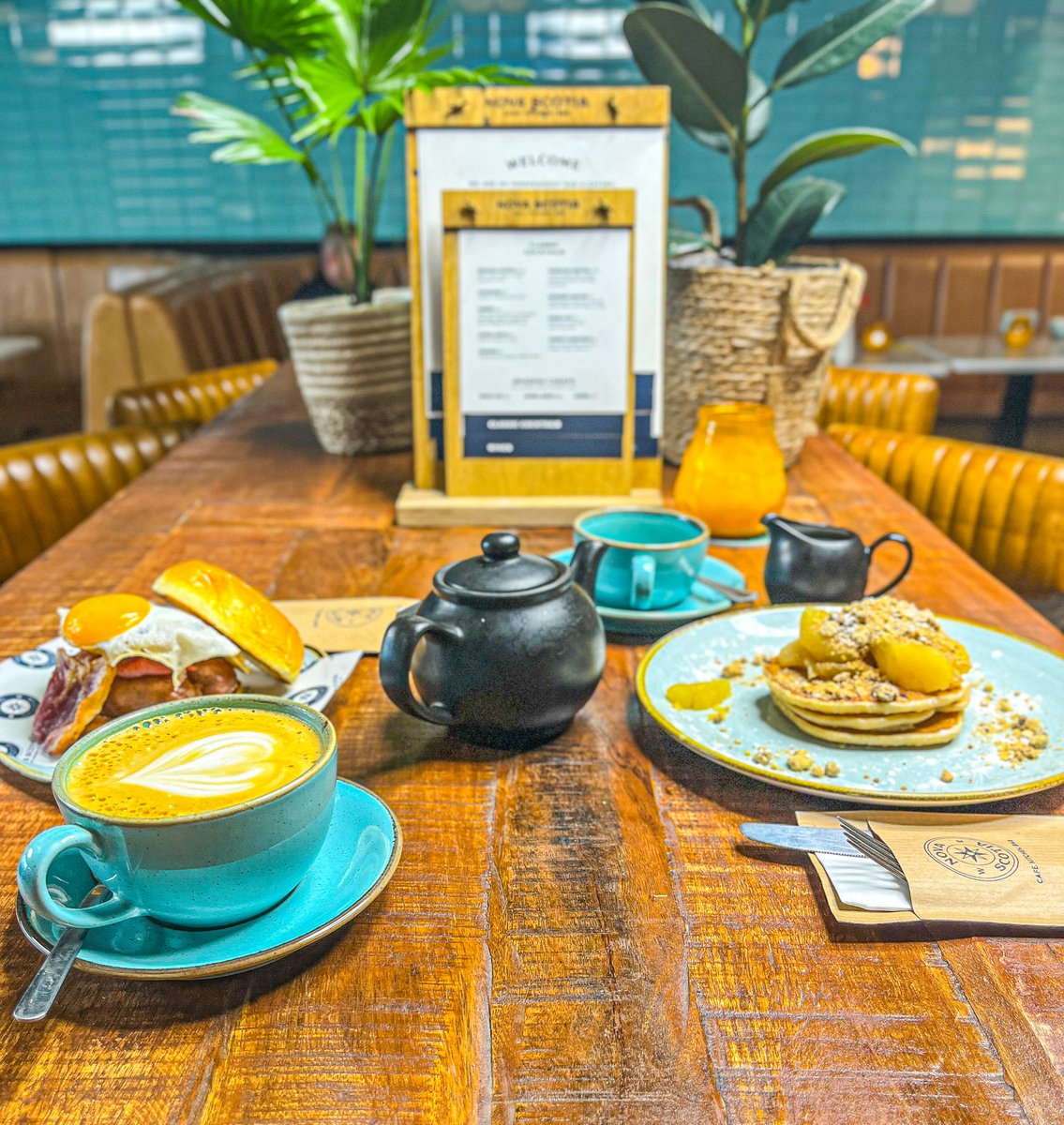 𝐒𝐮𝐦𝐦𝐞𝐫 𝐦𝐨𝐫𝐧𝐢𝐧𝐠 𝐬𝐮𝐧𝐬𝐡𝐢𝐧𝐞

The wettest July on record isn't dampening our mornings here on the waterfront. Eggs how you like them, with plenty of options for everyone.

Our breakfast menu is served from 9am, 7 days a week.

NovaScotiaLiverpool.co.uk