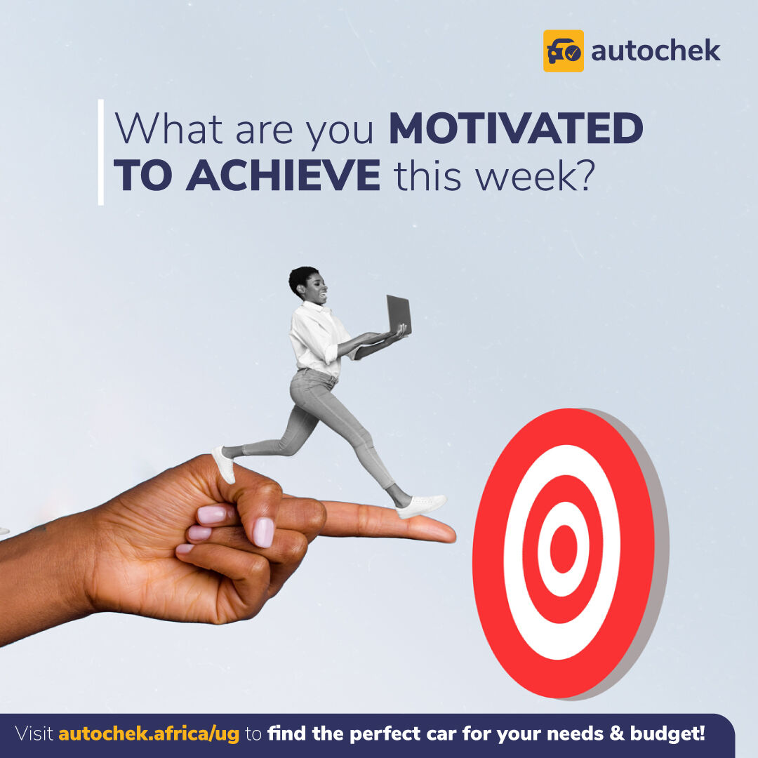 AutochekUg's tweet photo. We're feeling inspired by our customers who have achieved their dreams of owning a vehicle thanks to Autochek's financing options.
What are you motivated to achieve this week? Share with us in the comments! 💪
#AutochekUganda
#AutochekCarFinancing
#MotivationMonday https://t.co/6gZUN997rY