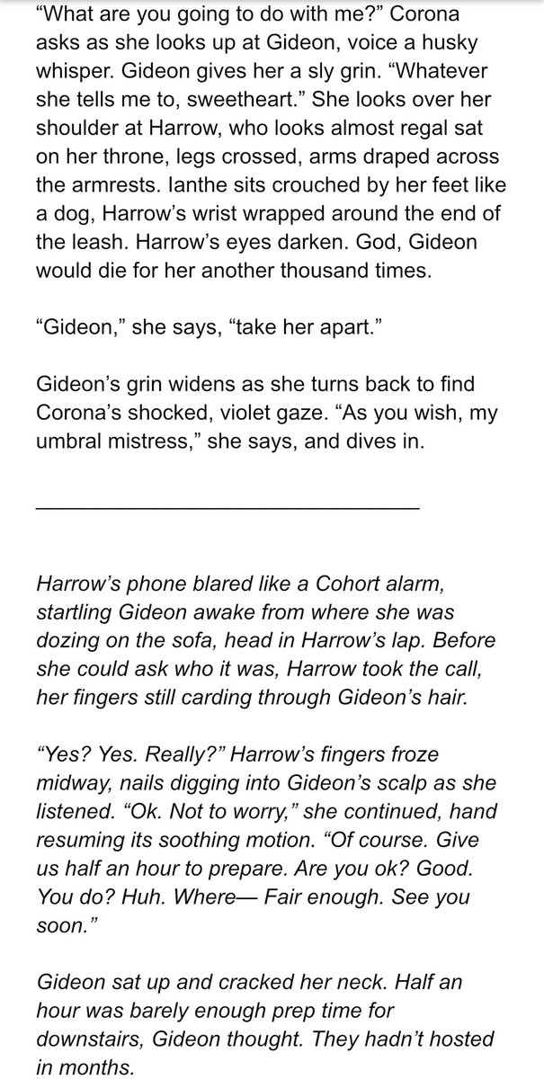thanergspot's tweet photo. Little snippet for #GriddleharkWeek #houseswap prompt. Explicit, D/s themes, no full-on tridentariicest BUT they’re very weird and possessive abt each other so enter at your own discretion please. Based on @DMSR__ ‘s muzzle art. Full draft w art link by EOD hopefully https://t.co/sOXOMAKPKI