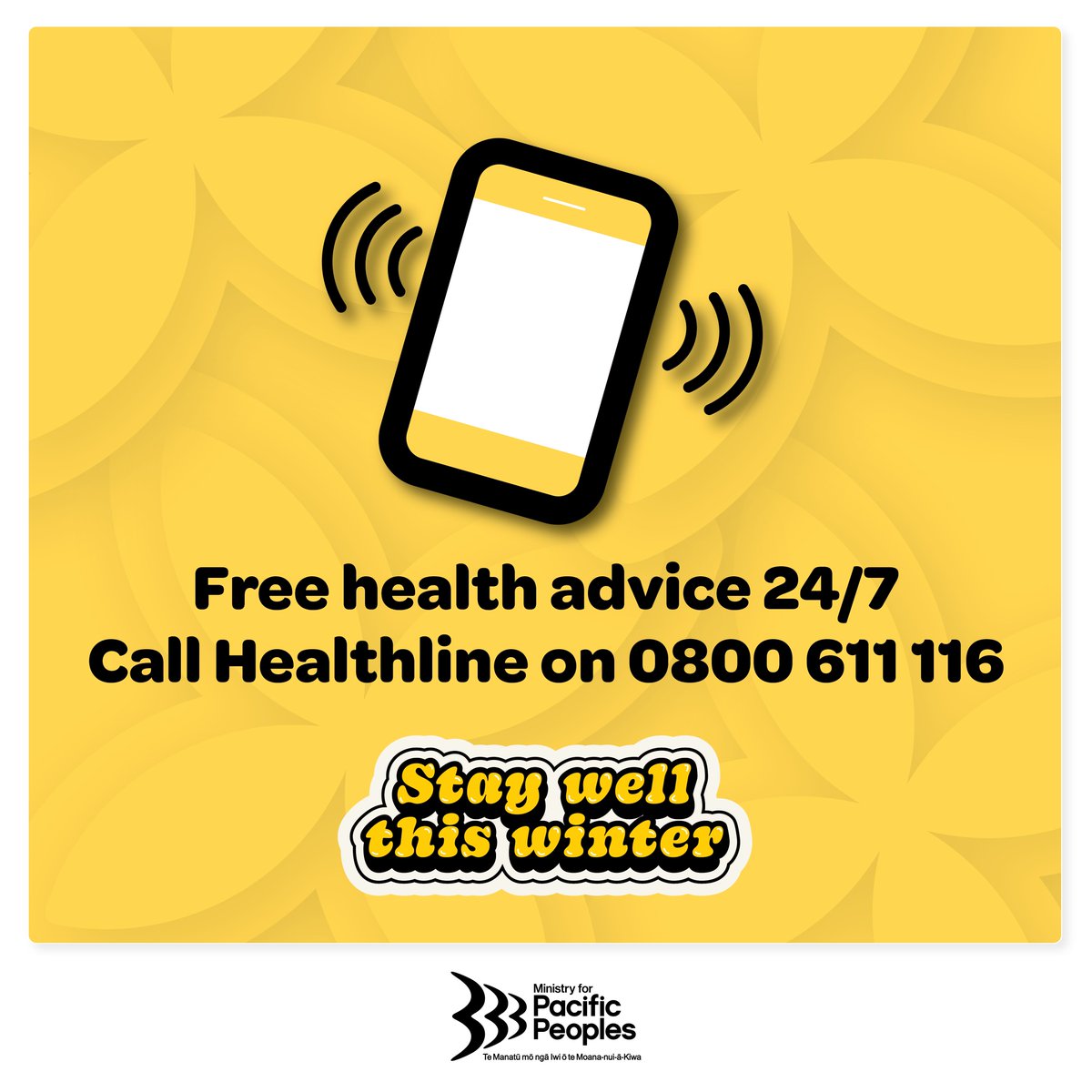 No need for DR Google when you have Healthline! 🔍💻👨‍⚕️ If you need free health advice, call Healthline. ☎️🩺 Stay well and stay safe! 🌟🏥💙 Resources available in 9 Pacific languages on our website mpp.govt.nz/emergency-resp…