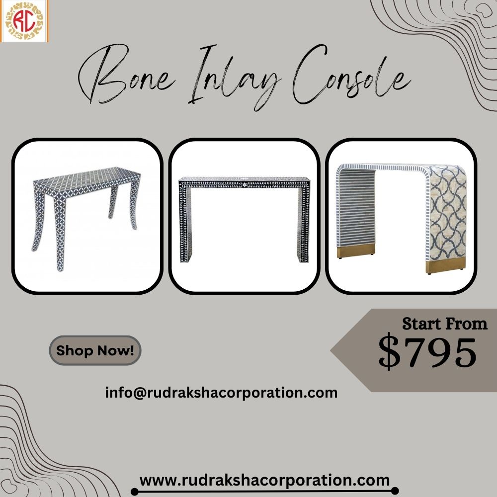 The Exquisite Bone Inlay Console Table Collection'
Mobile Number – 9828021502
#BoneInlayConsoleTable #LuxuriousFurniture #ExquisiteDesign #TimelessElegance #SophisticatedStyle #InteriorInspiration #HomeDecor #LuxuryLiving #FineFurniture #FunctionalBeauty #ConsoleTableDecor