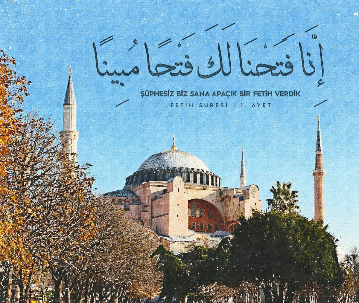 yenisafakwriter's tweet photo. Ayasofya, özgürlüğümüzün sembolü.
Fethin.
Rahmet Elçisi'nin (sav) müjdesi.
Bu toprakların İslâm'a yurt oluşunun tapusu, senedi, simgesi.
*
Üç yıl önce bugün #AyasofyaCamii özgürlüğüne kavuştu, tarih yazıldı.
*
Türkiye’nin istiklal ve istikbal mücadelesinde önü açıldı…
Hamdolsun. https://t.co/7keGJC0zWE