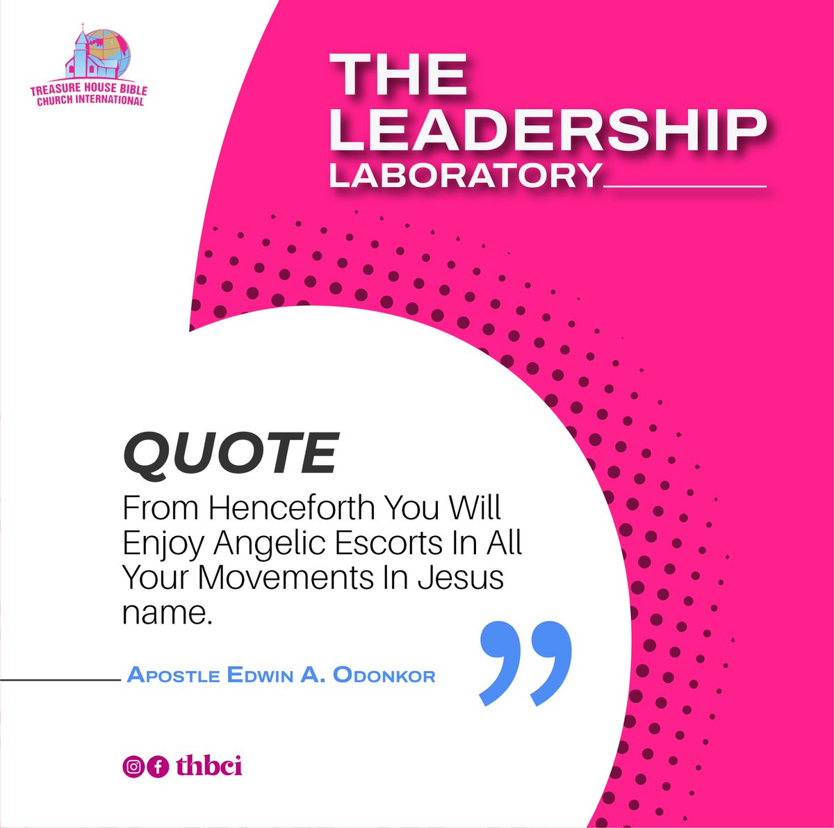 thbcii's tweet photo. The Leadership Laboratory 
#word #faith #prayer 
#thbci #treasurecityla 
#theleadershiplaboratory
#apostleedwinodonkor https://t.co/j7k8Gc9Ck0