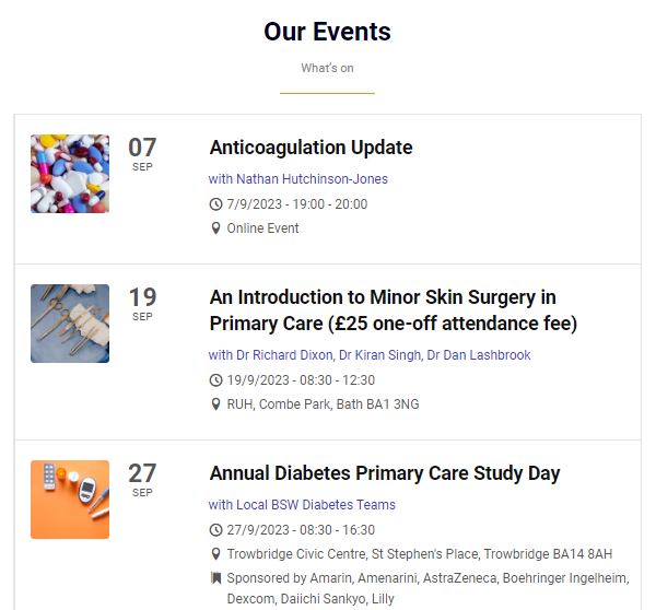 BGPERT's tweet image. Our September meetings are filling up fast, don't forget to book your place with us.
For information on how to become a member of BGPERT, please go to bathgped.co.uk/membership/